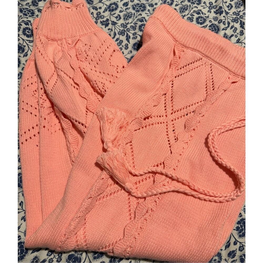 Loveshackfancy Nyla Joggers In Peach Melba Xs - image 7